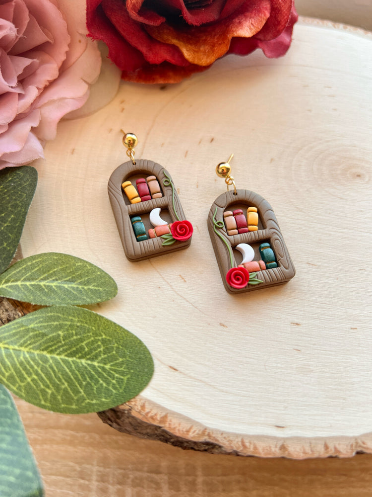 Bookcase Dreamy Earrings