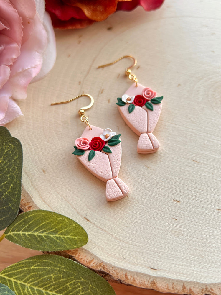 Lovers Floral Bouquet Dangles