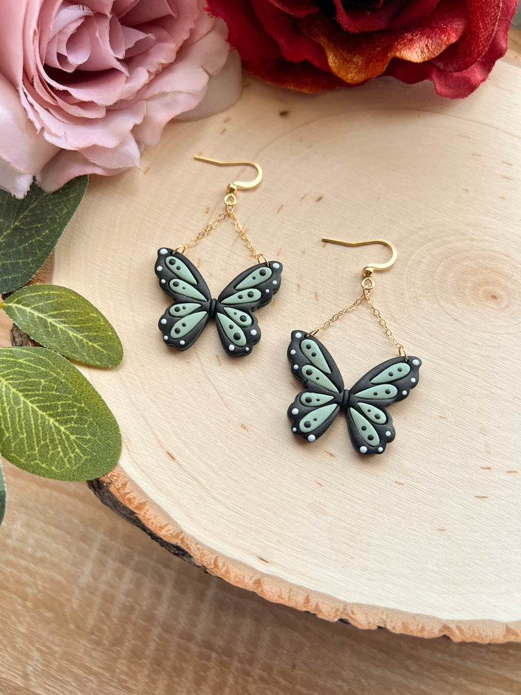 Sage Butterfly Hooks