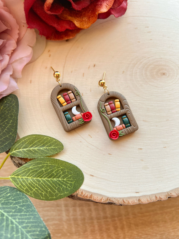 Bookcase Dreamy Earrings