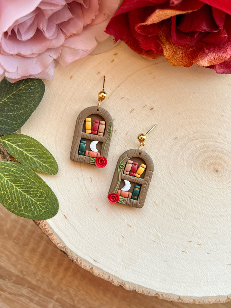 Bookcase Dreamy Earrings