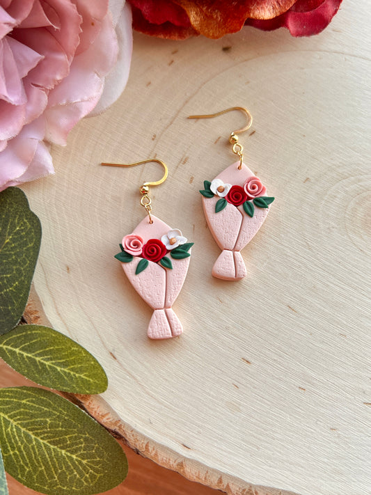 Lovers Floral Bouquet Dangles