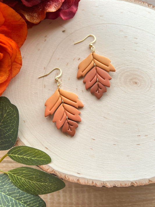 Statement Fall Leaf Hooks