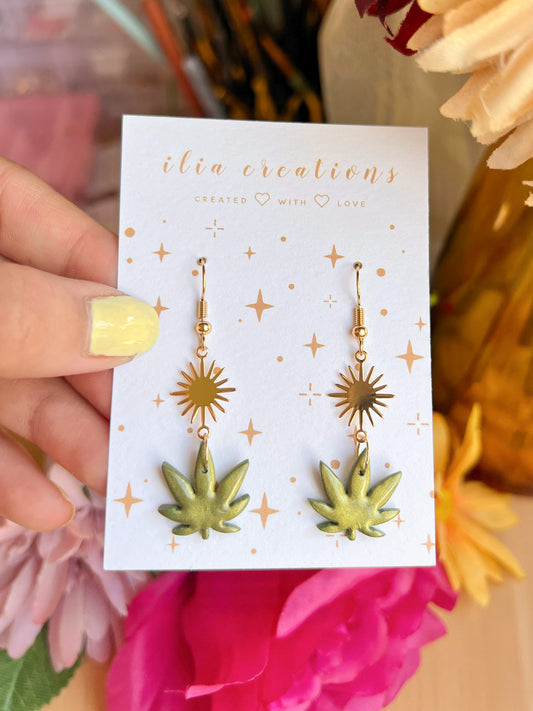 Sun Flower Earrings